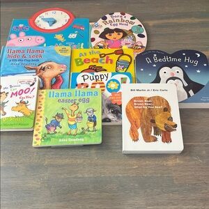 LOT OF 9 CHILDREN’S BOARD BOOKS KIDS BOOKS NEW LEARNING #2